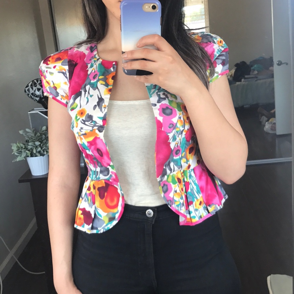 Floral mini jacket - Picture 2 of 7
